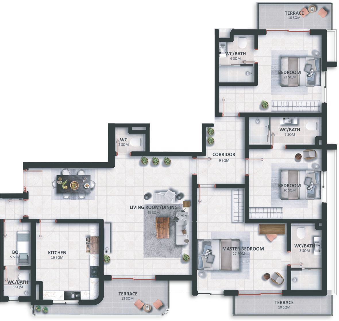 54 Glover Tower - floor plan 3