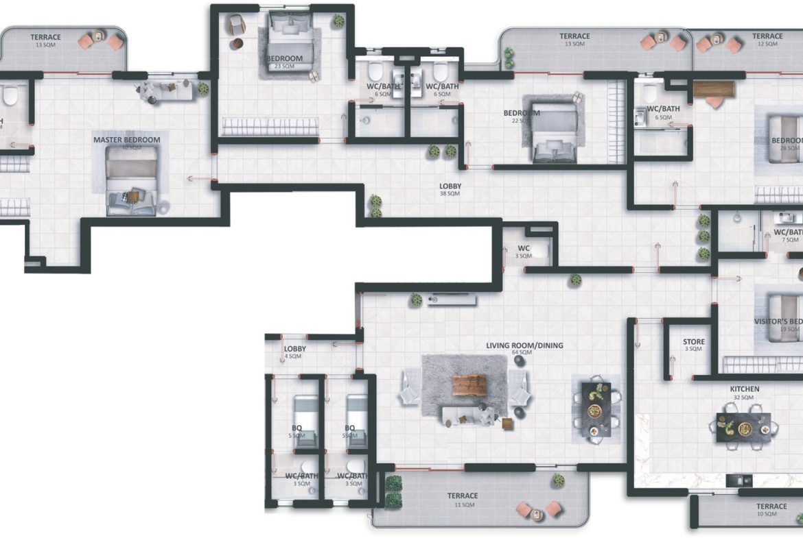 54 Glover Tower - floor plan 2