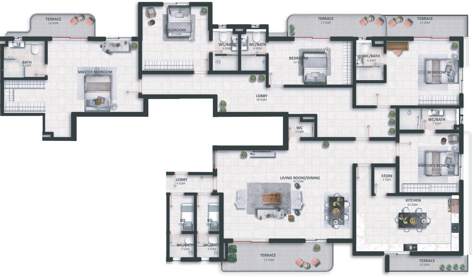 54 Glover Tower - floor plan 2