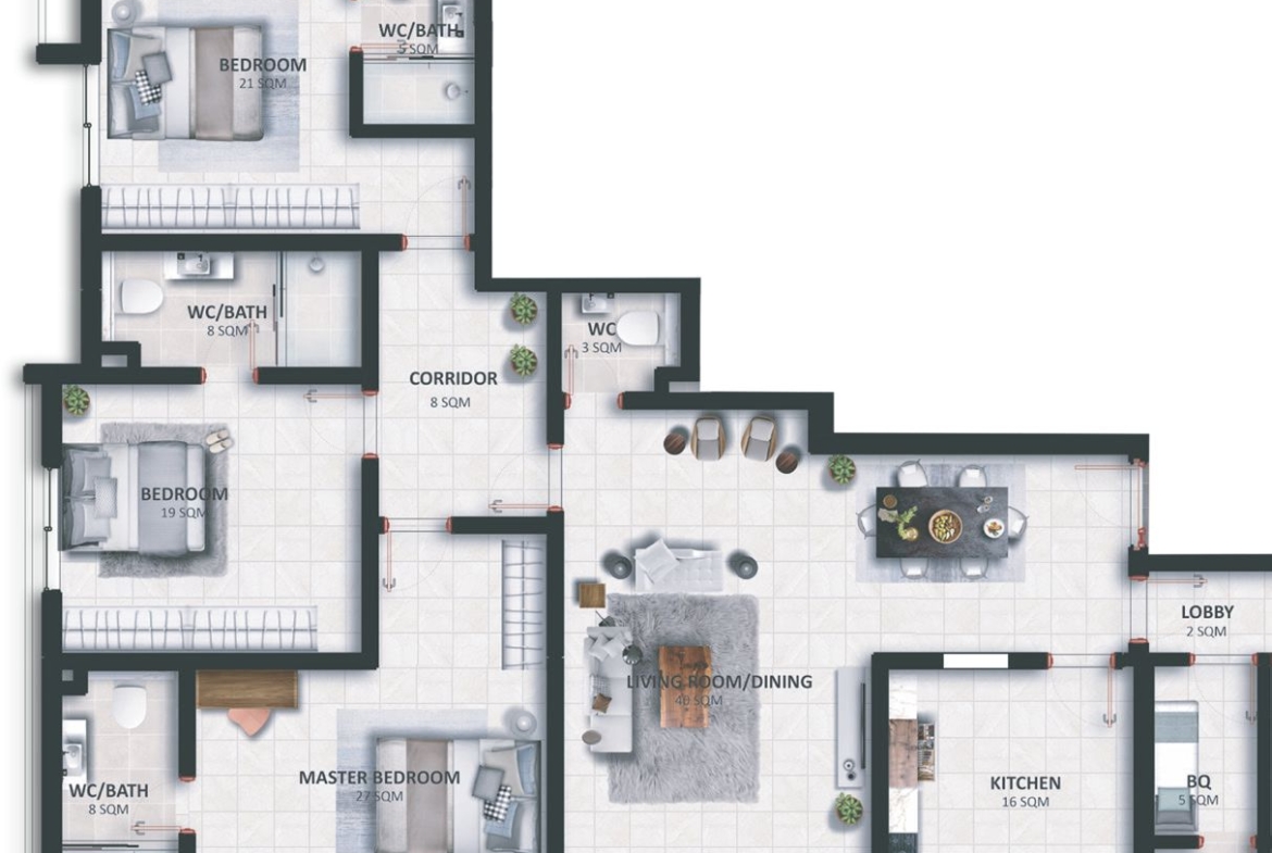 54 Glover Tower - floor plan 5