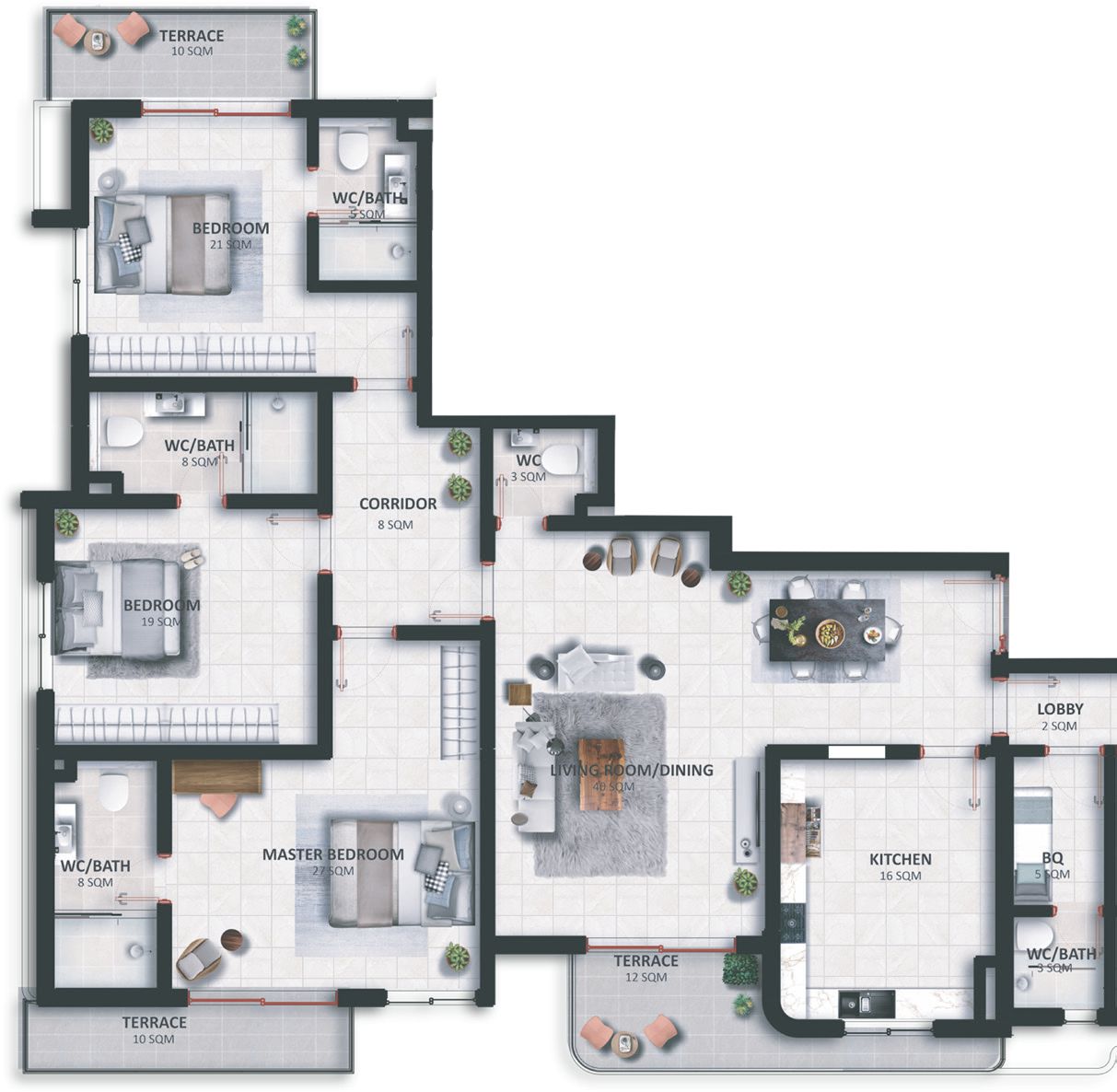 54 Glover Tower - floor plan 5