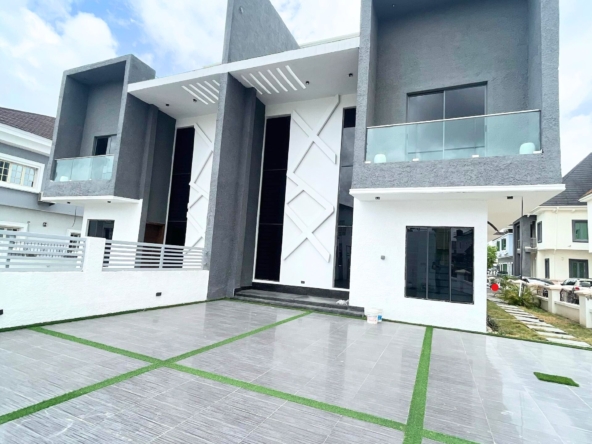 Five bedroom semi detached duplex in a secured estate (osapa5bsd01)