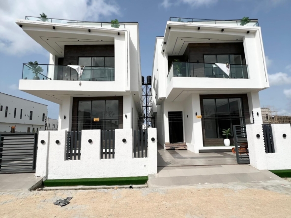 Newly built four bedroom detached duplex (ajah4bdd07)