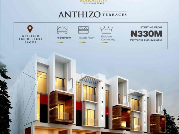 Four bedroom terraced duplex (ibejulekki4btd01)