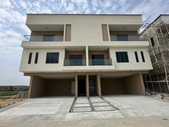 Furnished four bedroom semi detached duplex(lekki14bsd01)