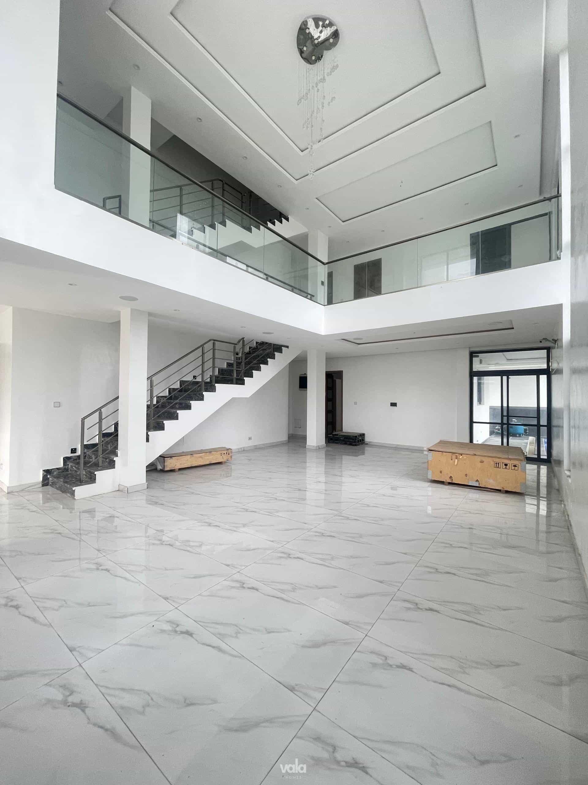 Newly built five bedroom with elevator & cinema in a secure estate